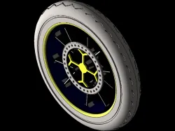Motor Bike Wheel