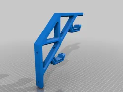 not an L shaped shelf brackets with hooks 