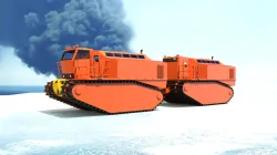 "Polar Bear" rescue tractor for polar regions