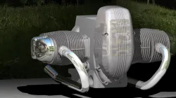 R100 Motor Engine airhead beemer IN WORK, cylinders