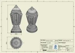 Ramadan Lantern Fanoos EMAR CNC