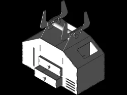 RC airplane stand box