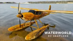 RC waterplane Helio Courier H-295