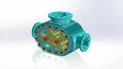 Root blower solid works design.