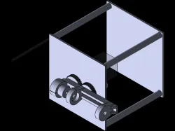 Rotary inverted pendulum setup