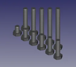 screw set ISO4017