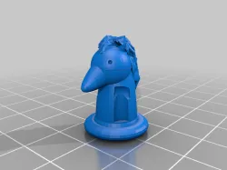 single chess knight