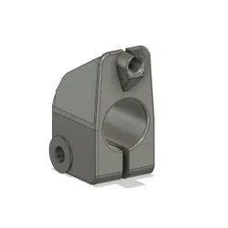 Snowmobile throttle lever