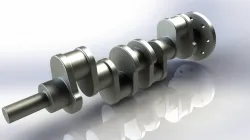 Solidworks: crankshaft