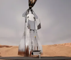 Starship on Mars