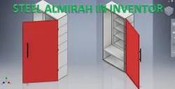 Steel Almirah in Inventor || Almirah Design in Inventor || Sheet Metal Part Modelling in Inventor