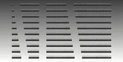 Stiftleisten, RM 2,54 mm - 6-3 mm, gerade - 1 x 1 bis 1 x 40 - schwarz