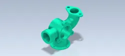 Studycadcam 3D CAD Exercise 333/ Valve body/ Autodesk Inventor Pro