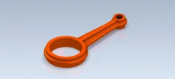 Studycadcam 3D CAD T. Carreras Soto, collection 5/ Close  Connecting Rod/ T. Carreras Soto, colección 20/ Biela cerrada / Autodesk Inventor Pro