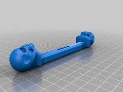 Sword Cross Guard with Skulls