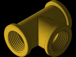 T-type Brass fitting