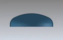Tapa Semieliptica ASME, ASME Elliptical head 2:1