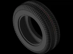 Tire CAD Model in SolidWorks
