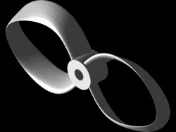 Toroidal propeller 2 blades