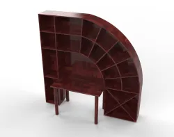 Two in one table plus bookshelf