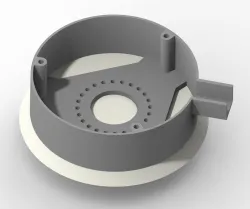 Unifi AC Lite mounting base for PoE injector