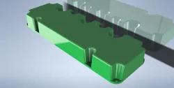 V6 Engine Valve Plastic Cover