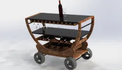 Vino Bar con Ruedas