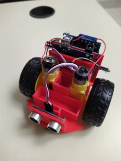 Voiture robot chassis rond