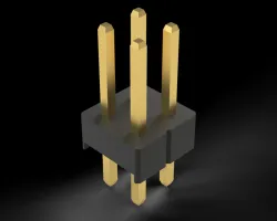 2X2 2.54mm Pitch Pin Header (Male)