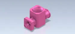 3D CAD Basic exercise Valve Body connector/ Conector de Valvula/ Faucet / Grifo/Autodesk Inventor Pro