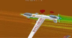 3d Drone model with CFD Simulation