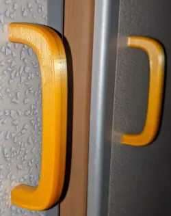 3D printed dresser handle