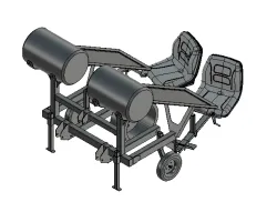 3pt Water Wheel Transplanter