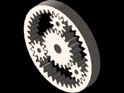 Assembly of planetary gear train