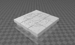 Basic temple summoning circle (Dungeon Blocks compatible)
