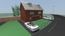 British semi-detached house