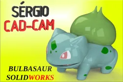 Bulbasaur Pokémon - Sérgio CAD CAM