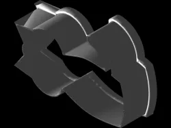 Cat-shape cookie cutter