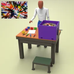 children's paint box