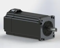 Closed loop stepping motor Brake type 86CME120-BZ