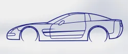 Corvette C6 Silhouette