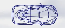 Corvette C8 Top Silhouette