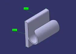 Ethernet Cable holder for wall (inside diameter 8mm)