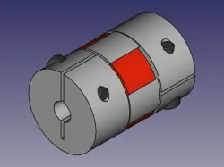 Flexible Motor Coupler 5 to 8 millimeter shaft