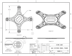 Foam Board UAV Model