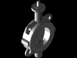 GENEBRE 2104-12_Wafer type butterfly valve DN100 PN16