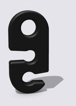 black hammered iron hanging light hook 3D Models | Page 1 | STLFinder