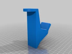 Helmet hanger for IKEA Galant tall cabinet (thicccc)