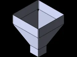 Hopper sheet metal