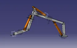 hydrauiic Robot arm